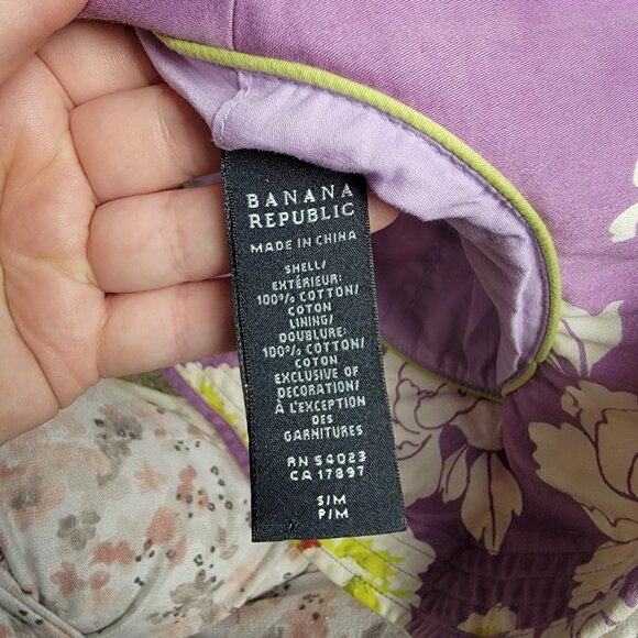 Banana Republic Purple Floral Bucket Hat - Picture 4 of 5